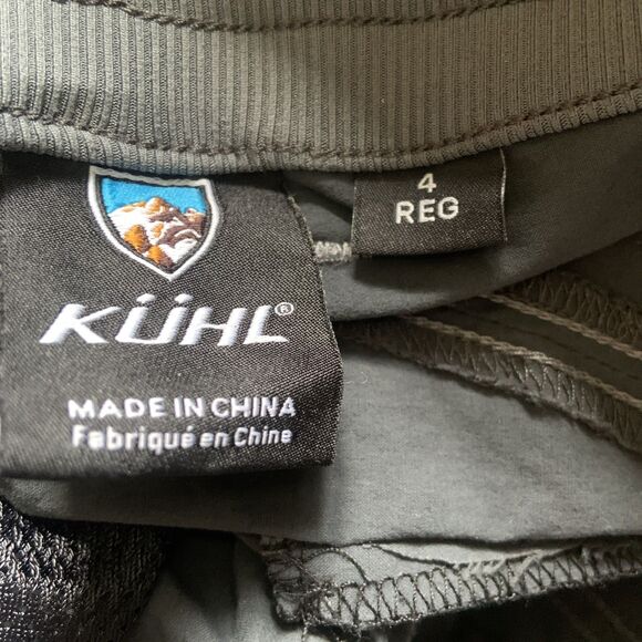 Kuhl Kurve Durango Convertible Cargo Hiking Pants Women's 4 Gray Cinch Hem - Picture 10 of 10